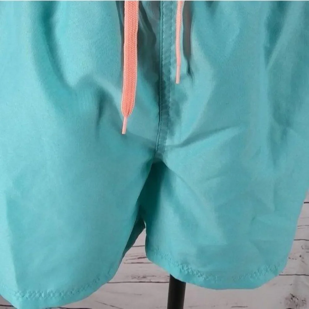 O'RAGEOUS Teal Size‎ Small Swim Trunks Shorts elastic waist